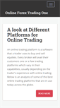 Mobile Screenshot of onlineforextrading1.com